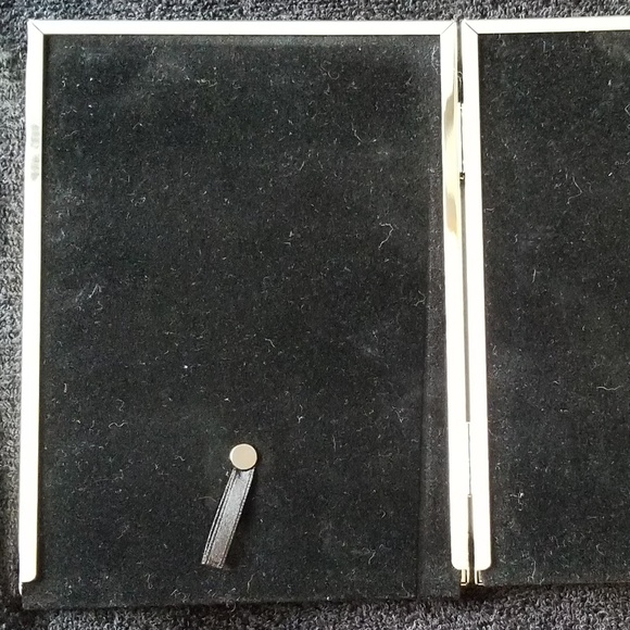 Silver Metal Double Picture Frames Shiny 5x7 New - Picture 8 of 8